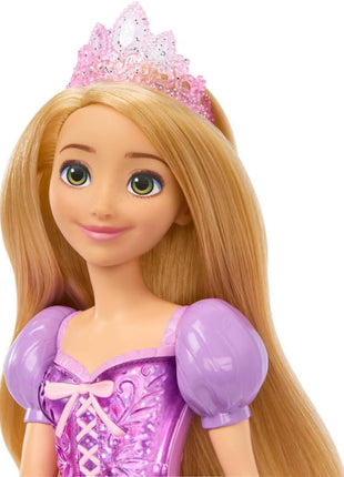 Mattel Disney Princess Rapunzel Doll in Sparkling Fashion with Removable Skirt, Tiara and Shoes, Posable & Collectible, Inspired by Tangled Movie