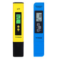 VIVOSUN Digital pH and TDS Meter Kits, 0.01pH High Accuracy Pen Type pH Meter ? 2% Readout Accuracy 3 in 1 TDS EC Temperature Meter for Hydroponics, Pool and Aquarium, Yellow Blue, UL Certified