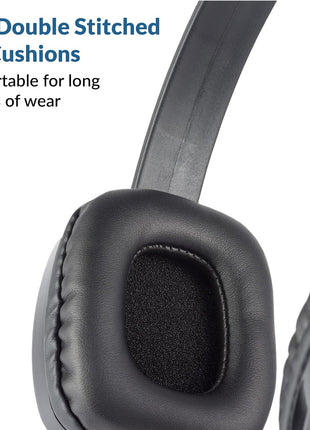 Cyber Acoustics USB-C Stereo Headset (AC-6014), in-Line Volume and Mute Controls for PCs, Chromebooks, and USB-C Devices, Ideal for K-12 Classrooms or Home, Made with 60 Percent Recycled Plastic