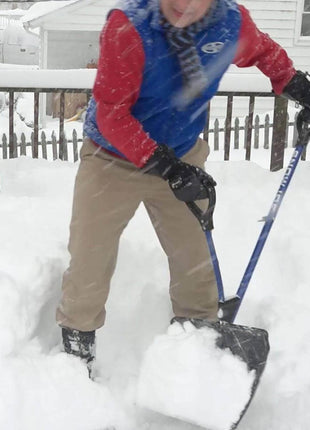 Snow Joe Snow Shovel with 18-Inch Blade and Assist Handle, 3.5 Lbs - Heavy-Duty Lightweight Shoveling Tool for Ice Removal, Shovelution SJ-SHLV01