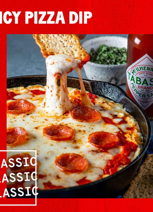 TABASCO Brand Original Red Pepper Hot Sauce, Medium Heat, Glass Bottle, Classic & Versatile Flavor, Three Simple Ingredients, Great for Dips, Tacos, Eggs, Pizza, Oysters & More, 12 Fl Oz (Pack of 1)