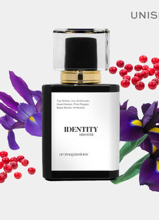 IDENTITY | Inspired by GLSSIER YOU | Pheromone Perfume for Men and Women | Extrait De Parfum | Long Lasting Dupe Clone Essential Oils Fragrance | Perfume De Hombre Mujer | (50 ml / 1.7 Fl Oz)