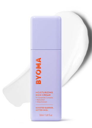 BYOMA Moisturizer - Moisturizing Rich Cream, Face Moisurizer for Dry Skin