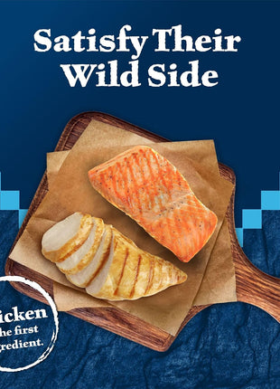 Blue Buffalo Wilderness Grain Free Soft-Moist Chicken & Salmon Cat Treats,2-oz. Bag,(Pack of 2)