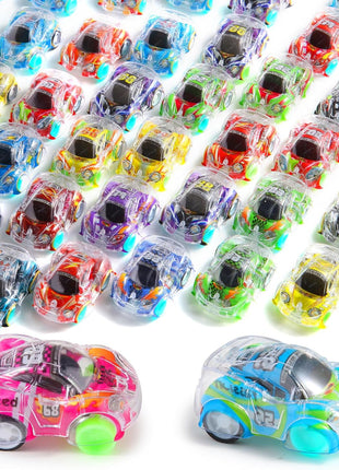 50 Pcs Mini Pull Back Cars Set, Pull Back Racing Vehicles for Kids Toddlers, Bulk Toys Party Favors Treasure Box, Classroom Prizes, Pinata Fillers,Goodie Bag Stuffers for Boys Girls