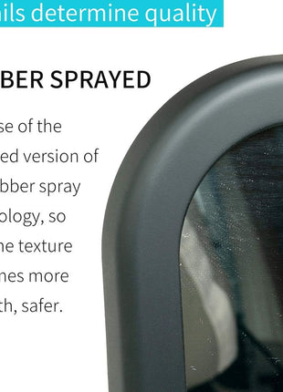 Baby Car Mirror Backseat, Black | Most Stable, Premium Matte Finish, Ultra High Definition PMMA Material, Secure and Shatterproof