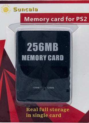 Suncala 256MB Memory Card for PlayStation 2, High Speed Memory Card for Sony PS2-1 Pack