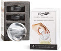 Masontops Pickle Pebble Glass Infinity Weights for Fermenting   Pickling Weight Set   Wide Mouth Mason Jar Fermentation