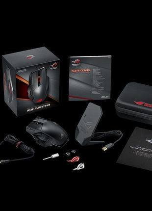 ASUS ROG Sheath Gaming Mouse Pad 35.4 inch x 17.3 inch, Extra-Large Surface, Pixel-Precise Tracking, Anti-Fray Stitched Edges, Non-Slip Base - Black/Red
