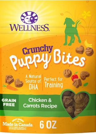 Wellness Puppy Treats, Natural, Training Treat, Grain Free, Soft Lamb & Salmon (8 Ounce Bag)