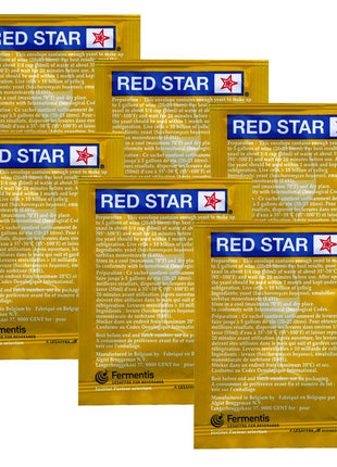 WINE YEAST 6 PACK RED STAR Premier Blanc Fermentis Champagne Yeast