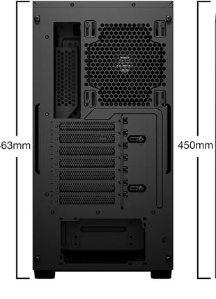 be quiet! Pure Base 501 Black PC case | 2 Preinstalled Quiet Fans | Mid Case | USB 3.2 Gen | Airflow | BGW74
