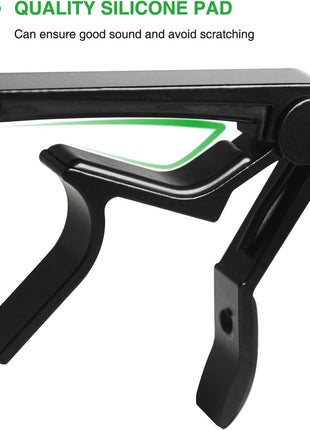 Guitar Capo, 6-String Acoustic & Electric Guitar Capo,Capo for acoustic guitar(Black)