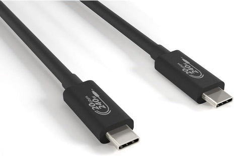 30USB4-10UC-422CC-02 USB4.0 Type C Gen2X2 4K USB Cable, Supports 4K@60Hz, E-Marker, 20Gbps, EPR 240W Type-C USB4 6.6FT. (2 Meters) Cable