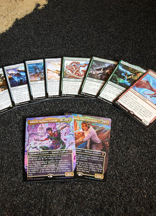 Magic: The Gathering Aetherdrift Commander Deck - Living Energy (100-Card Deck, 2-Card Collector Booster Sample Pack + Accessories)