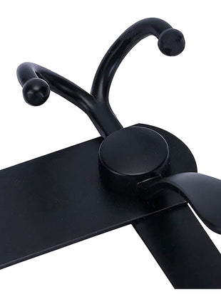 Over The Door Hooks,Coat Rack for Hanging Clothes Hat Towel (Heavy Duty Black 1pcs) ...