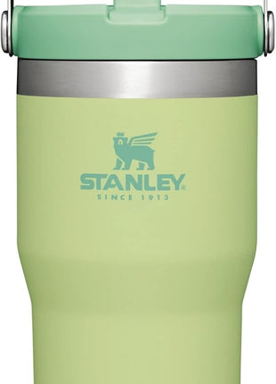 STANLEY IceFlow Flip Straw Tumbler with Handle 30 oz | Twist On Lid and Flip Up Straw | Leak Resistant Water Bottle | Insulated Stainless Steel |BPA-Free | Rose Quartz 1.0