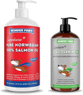 100% Norwegian Salmon Oil Plus Liquid Glucosamine - for Dog's Skin, Coat, Mobility, Hip & Joint Support â€“ Salmon Oil 32 Ounces â€“ Liquid Glucosamine 16 Ounces