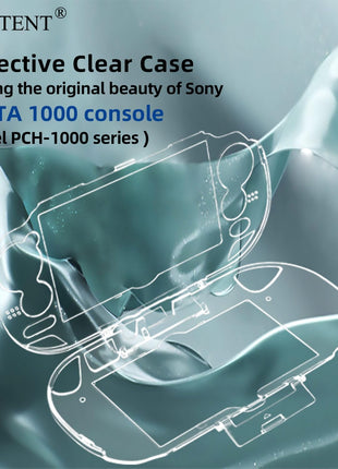 OSTENT Protective Clear Crystal Hard Carry Guard Case Cover Skin for Sony PS Vita PSV 1000 PCH-1000