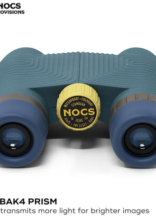 Nocs Provisions Standard Issue 10x25 Binoculars, Waterproof, Bird Watching | 10X Magnification, Bak4 Prism, Wide View Multi-Coated Lenses, Hiking & Backpacking, Adults & kids