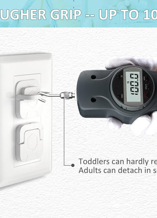 4our Kiddies Baby-Proof Outlet Covers(60 Pack) - Child Safety Electric Plug Protectors to Prevent Power Shock