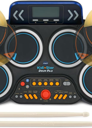 VTech Kidi Star Drum Pad, Black