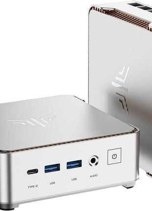KAMRUI Pinova P2 AMD Ryzen 7330U(Beats R2544/3500U/10110U)Mini PC 16GB RAM 256GB SSD, Up to 4.3GHz, 4C/8T, 8MB L3 Smart Cache Mini Computers,Triple 4K Display for Home/Business Mini Desktop Computers