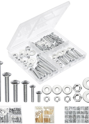 Mr. Pen- Bolts, Nuts, and Washer Assortment Kit, 113 pcs, Assorted Nuts and Bolts, Washer Kit