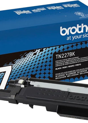 Brother Genuine TN227, TN227BK, High Yield Toner Cartridge, Replacement Black Toner, Page Yield Up to 3,000 Pages, TN227BK, Amazon Dash Available