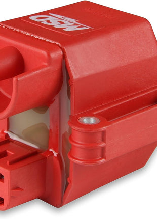 MSD 8226 Ignition Coil Dual Connector, Red, HEI Style