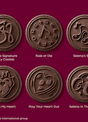 Selena Gomez OREO Cookies, Chocolate and Cinnamon Creme, Limited Edition, 10.68 oz
