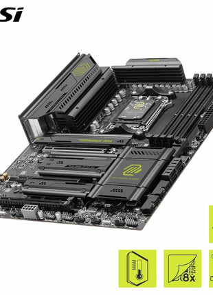 MSI MAG B850 Tomahawk MAX WiFi Motherboard, ATX - Supports AMD Ryzen 9000/8000 / 7000 Processors, AM5-80A SPS VRM, DDR5 Memory Boost 8400+ MT/s (OC), PCIe 5.0 x16, M.2 Gen5, Wi-Fi 7, 5G LAN