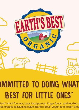 Earth's Best Organic Kids Snacks, Sesame Street Toddler Snacks, Organic Garden Veggie Straws for Toddlers 2 Years and Older, Original, Multipack, .5 oz Bags, 12 Count