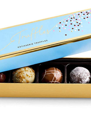 Godiva Chocolatier Patisserie Truffles  - Chocolate Dessert Gift Box for Birthday, Graduation, Thank You, Anniversary  - 6-Piece Gourmet Candy Box with Milk, White, Dark Chocolate