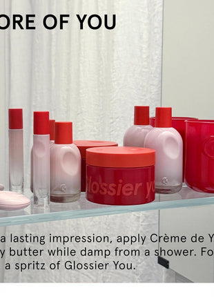 Glossier You Eau de Parfum - Unisex Fragrance for Men & Women, Skin-Scent Enhancer Smells Different on Everyone - Musky, Warm & Spicy Perfume with Pink Pepper, Iris & Ambrox Base Notes, 50ml