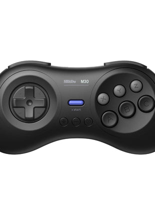 8Bitdo M30 Bluetooth Controller for Switch, Windows and Android, 6-Button Layout for SEGA's Classic Games (Black)