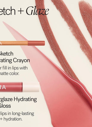 ILIA - Overglaze Hydrating Lip Gloss | Hydrate, Plump, Smooth | Long Lasting, Bleed & Feather-Resistant, High Shine | 24-HR Hydration, Clean, Cruelty-Free & Vegan (Mosaic)