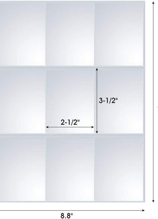 36 Pack 9 Pocket Page Protectors, Sooez Trading Card Sleeves for 3 Ring Binder, Baseball Cards Holder, Protective Pages Sheets for Binders Album, Fit for Collectible Games, Sports Cards