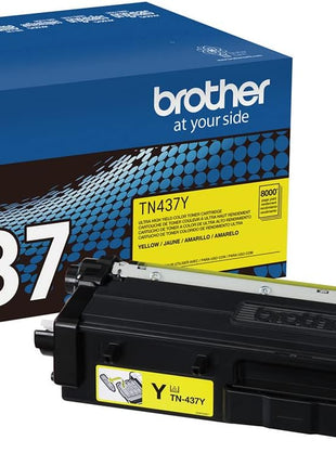 Brother TN437Y Ultra High Yield Yellow Toner Cartridge