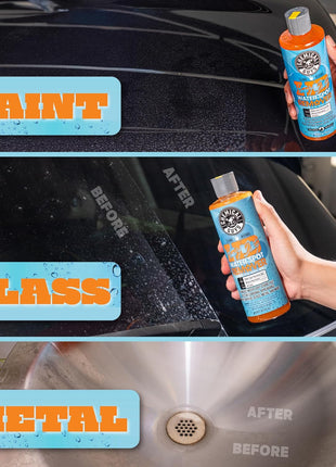 Chemical Guys Heavy Duty Water Spot Remover Gel for Paint, Glass, and Metal - Mineral and Water Spot Remover for Cars, Trucks, Motorcycles, RVs & More - 16 oz