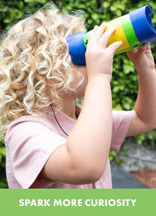Educational Insights GeoSafari Kidnoculars - Toy Binoculars for Kids, Outdoor Toys for Kids Ages 4-8, Toddler Camping and Nature Toys, Lightweight Binoculars with Neck Strap, Bird Watching Gear