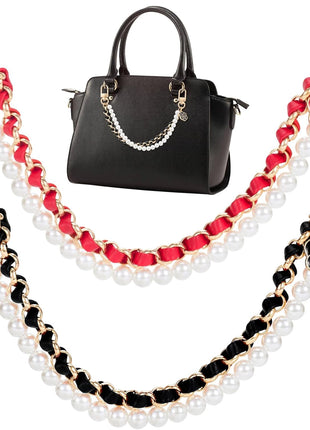 2Pcs Pearl Purse Chain