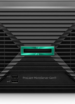 Hewlett Packard Enterprise ProLiant MicroServer Gen11 Tower Server, Intel Pentium Gold G7400 Processor, 16GB Memory, 1TB HDD Storage, External 180W US Power Supply (HPE Smart Choice P74439-005)