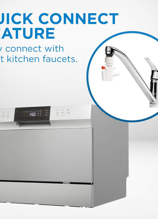Danby DDW631SDB Countertop Dishwasher, Stainless Steel