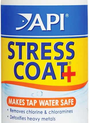 API STRESS COAT Aquarium Water Conditioner 16-Ounce Bottle