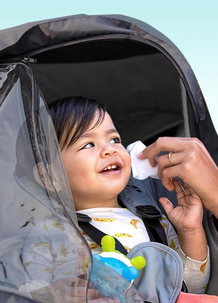 Performance Rain Shield, Rain Cover Fits for UPPAbaby Vista/Vista V2/Vista V3/Cruz/Cruz V2 Stroller, Protect from Wind/Rain/Snow/Dust, Air Vent Hole, Window with Zipper, Stroller Accessories