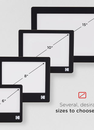KODAK RODLLP5X4 Light Box, Tracing Light Box, Slide Viewer, White, 5"x4" | 98% Color Restoration, Slides & Negatives, USB or AAA Power, Glare-Free LED for Drawing Board & Tracing, Product Photography