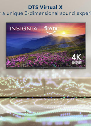 INSIGNIA 50" Class F50 Series LED 4K UHD Smart Fire TV, Voice Remote with Alexa, Stream Live TV Without Cable