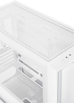 ASUS A21 White Micro ATX PC Case Supports BTF Hidden Connector Technology, Graphics Cards up to 380mm, 360mm Coolers, & ATX PSUs, Includes Porous Front-Panel mesh, 2 Year Warranty