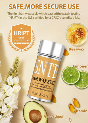 Samnyte Hair Wax Stick, Gel Tamer for Flyaways, Nourishing Slick Stick Pomade for Women & Kids, Slick Back & Styling Cream, Hair Styling Accessories for Teen Girls Gifts, 2.7 Fl Oz | Nourishing